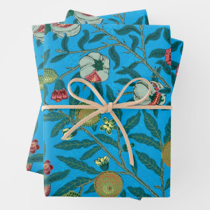 Branches met granaatappels van William Morris Inpakpapier Vel