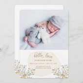 Branches of Love Foto Aankondiging Geboorte (Voorkant / Achterkant)