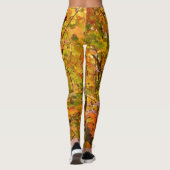 Branches van de Oranje herfst Maple Leaves II Leggings (Achterkant)