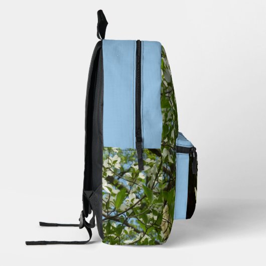 Branches van Dogwood Blossom Spring Trees Bedrukte Rugzak (Links)