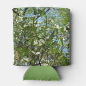 Branches van Dogwood Blossom Spring Trees Blikjeskoeler (Achterkant)