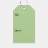 Branches van Dogwood Blossom Spring Trees Cadeaulabel (Achterkant)