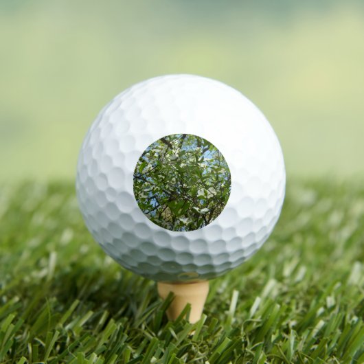 Branches van Dogwood Blossom Spring Trees Golfballen (Insitu Shirt)