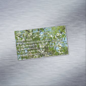 Branches van Dogwood Blossom Spring Trees Magnetisch Visitekaartje (Voorbeeld)