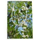 Branches van Dogwood Blossom Spring Trees Medium Cadeauzakje (Voorkant)