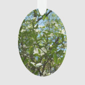 Branches van Dogwood Blossom Spring Trees Ornament (voorkant)