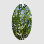 Branches van Dogwood Blossom Spring Trees Ornament (voorkant)