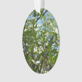 Branches van Dogwood Blossom Spring Trees Ornament (voorkant)