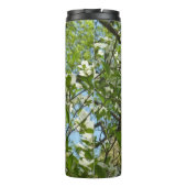 Branches van Dogwood Blossom Spring Trees Thermosbeker (Achterkant)