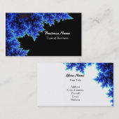 Branches voor blauwe en zwarte tapijten visitekaartje (Voorkant / Achterkant)