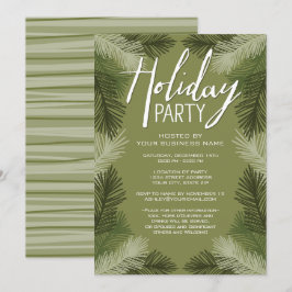 Branches voor zakelijke kerstfeestjes bijtende pin kaart