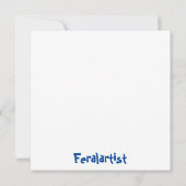 Brancusi The Kiss and Les Chats Noir Kaart (Achterkant)