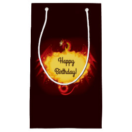 Brand Ademende Draak Kleine Gift Bag Klein Cadeauzakje