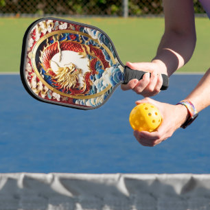 Brand ademende draak kunstmatige intelligentie pickleball paddle