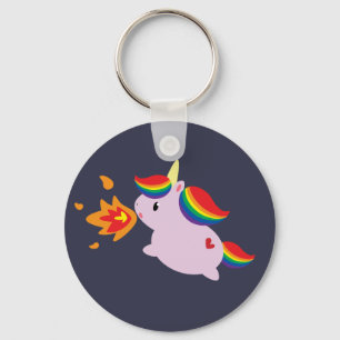 Brand-afbrekende Unicorn Sleutelhanger