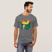 Brand brandweerman, grappig verward anti-Biden T-shirt (Voorkant volledig)