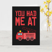 Brand brandweerman Kinder brandweerman Birthday Kaart (Gele Bloem)