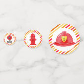 Brand brandweermotor Birthday Confetti (Achterkanten)