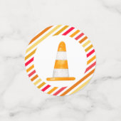 Brand brandweermotor Birthday Confetti (Kleine voorkant)