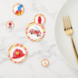 Brand brandweermotor Birthday Confetti