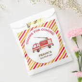 Brand brandweermotor Verjaardag gunsttas Bedankzakje (Gezegeld)