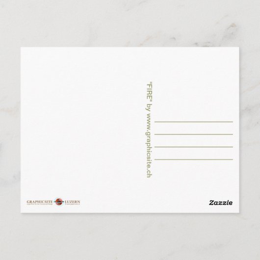 BRAND - BRIEFKAART (Achterkant)