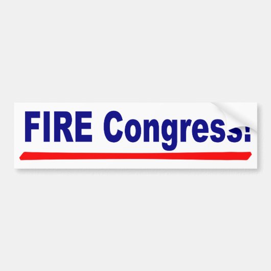 Brand Congres Bumpersticker (Voorkant)