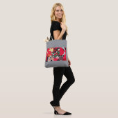 Brand de Heksentote Bag – Griezelige Halloween-acc Tote Bag (Op model)