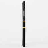 Brand Departement logo Gold en backbadge Gold Case-Mate iPhone Case (Achterkant/rechts)