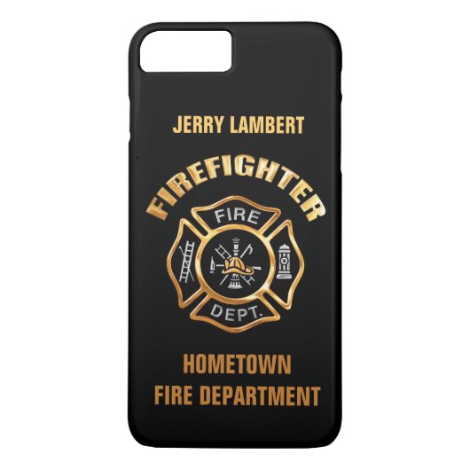 Brand Department Gold Name Sjabloon Case-Mate iPhone Case (Achterkant)