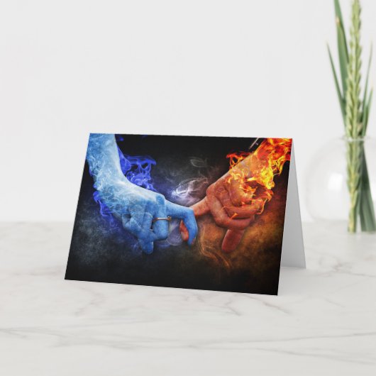 Brand en de Liefde van het Ijs Kaart (Voorkant)