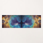 Brand en ijs De eenzame Abstracte nevel Yogamat (Voorkant (horizontaal))