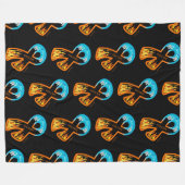 Brand- en ijsband...RSD/CRPS Fleece Deken (Voorkant (Horizontaal))