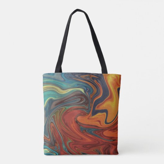 brand en ijscanvas tas (Achterkant)