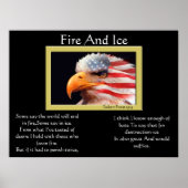 brand - en ijskarakter op 4 juli Posters 13 (Voorkant)