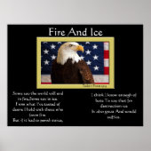 brand - en ijskarakter op 4 juli Posters 14 (Voorkant)