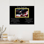 brand - en ijskarakter op 4 juli Posters 16 (Keuken)