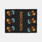 Brand- en ijsklint fleece deken (Voorkant (Horizontaal))