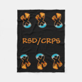 Brand- en ijsklint fleece deken (Voorkant)