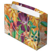 Brand en Iris grote geschenkzak Groot Cadeauzakje (Achterkant Gekanteld)