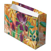 Brand en Iris grote geschenkzak Groot Cadeauzakje (Voorkant Gekanteld)