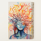 Brand en Liquid Custom naam Notitieboek (Achterkant)