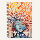 Brand en Liquid Custom naam Notitieboek (Voorkant)