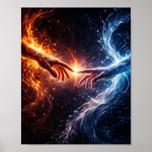 Brand- en wateraansluitingsposter poster (Voorkant)