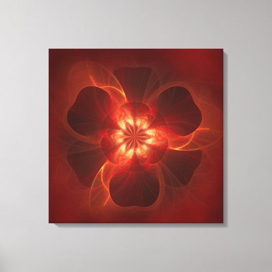 Brand fractal Art Canvas Afdruk (Voorkant)