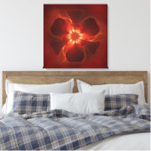 Brand fractal Art Canvas Afdruk (Insitu (Slaapkamer))