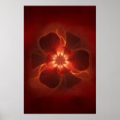 Brand fractal Art Poster (Voorkant)