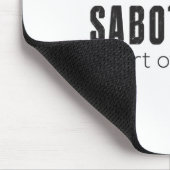 Brand haar verantwoordingsplicht Mousepad Muismat (Hoek)