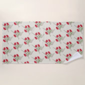 Brand-handdoek in Parijs Strandlaken (Voorkant)