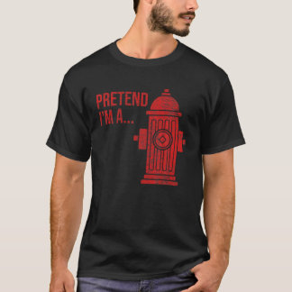 BRAND HYDRANT HALLOWEEN COSTUME VOORBEREID IK BEN  T-SHIRT